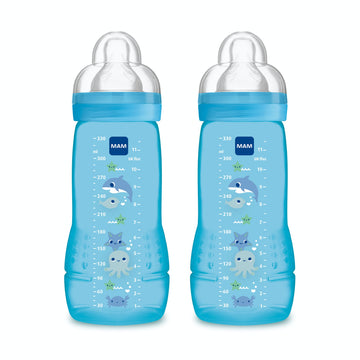 Mam 2 2nd Age 330ml Bottles 6 Months and + - Model: Boy