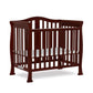 Dream On Me Addison 4-In-1 Convertible Mini Crib In Espresso, Greenguard Gold Certified, Non-Toxic Finishes, Built Of New Zealan