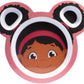 Daniel Tiger Mealtime Feeding Plates- Elaina- Set Of 2, Cute Compartment Dishes W/ Deep Sides For Kids- Divided Sections For Hea