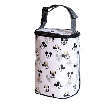 Disney Baby By J.L. Childress Twocool Breastmilk Cooler - Double Baby Bottle & Food Bag - Ice Pack Included - Fits 2-4 Bottles -