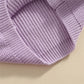 Afunbaby Baby Girl Boy Knit Sweater Blouse Pullover Sweatshirt Warm Crewneck Long Sleeve Tops For Infant Toddler (Knitted-Purple