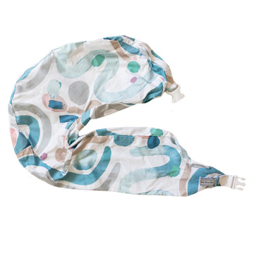 My Brest Friend Super Deluxe Nursing Pillow Cover - Slipcovers For Baby - Breathable Cotton, Adjustable Fit, Easy Care, Durable