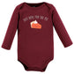 Hudson Baby Unisex Baby Cotton Long-Sleeve Bodysuits Hello Autumn, 12-18 Months