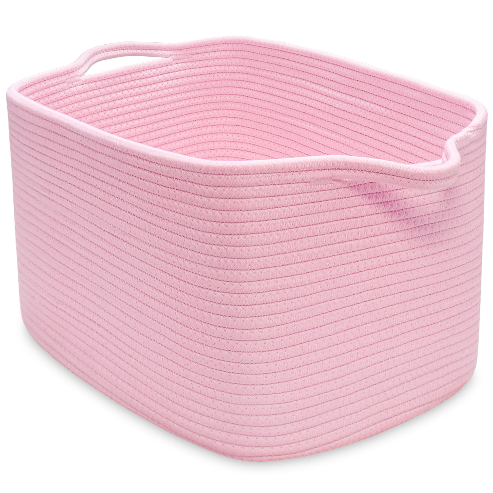Abenkle Cotton Rope Storage Basket, Decorative Organizer With Handles, – Cutebab WBCBBB0DLKFFVSW