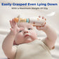 Evoceler Softness Staged Teething Toys (30 Super Soft, 50 Soft, 70 Regular) for Baby Teething Relief - 10 Pcs Pacifier-Grade Sil