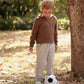 Gfqlong Toddler Boys 3 Pack Cotton Active Jogger Sweatpants,Kids Casual Athletic Solid Pocket Pull On Pants,Grey+Blue+Navy