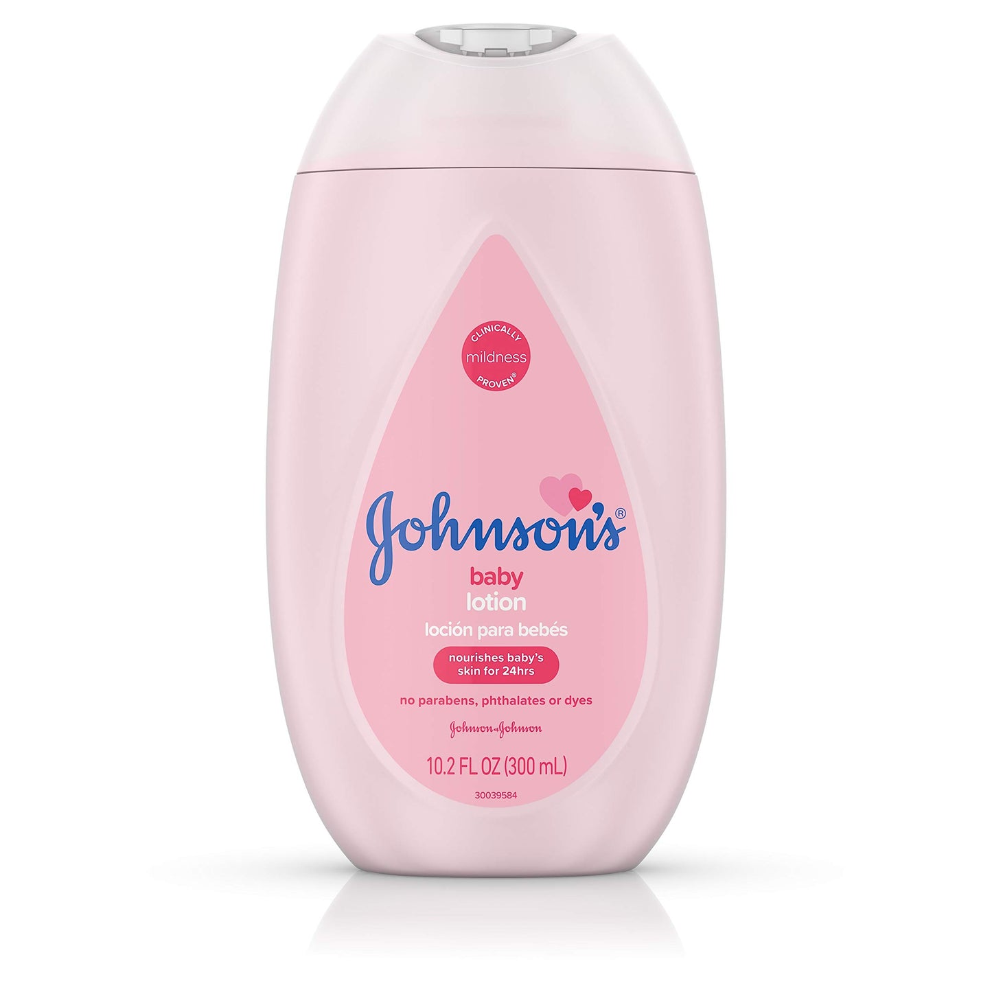 Johnson'S Moisturizing Pink Baby Lotion With Coconut Oil, Hypoallergenic, 10.2 Fl. Oz