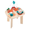 Janod - Dino Dinosaur Activity Table 15.74 x 12.59 x 20.47 - Sorting Shapes by Color - Stimulates Motor Skills - Engaging Activi