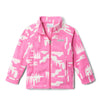 Columbia Youth Infant Benton Springs II Printed Fleece Jacket, Pink Ice Highland, 3/6