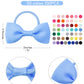 Jollybows 100Pcs 2 Inches Baby Girls Hair Bows Ties Mini Boutique Elastic Hair Rubber Ribbon Hair Band Accessories For Kids Todd