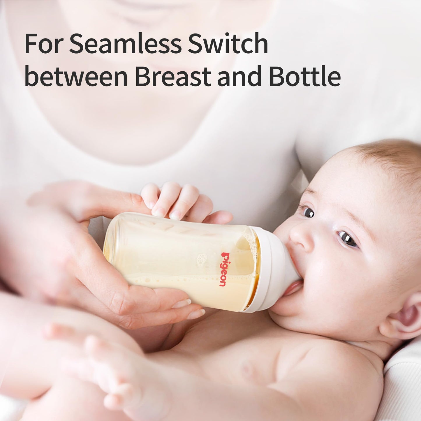 Pigeon Ppsu Nursing Baby Bottle Wide Neck, Anti-Colic, Streamlined Body, Natural Feel, Easy To Clean, 8.1 Oz(Pack Of 2), Include