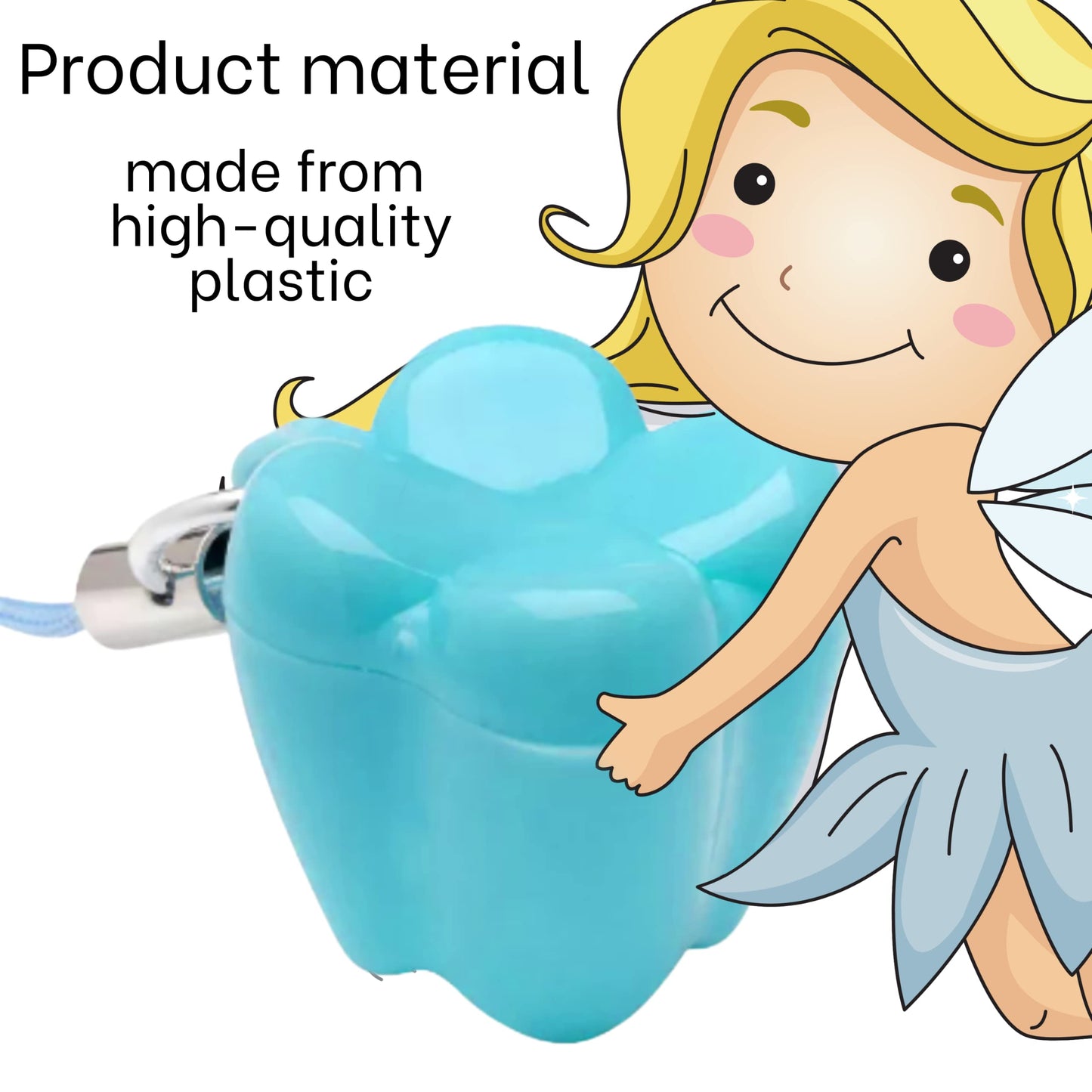 Killer'S Instinct Outdoors 25Pcs Tooth Holders For Keepsake - Multicolor Plastic Necklace For Lost Teeth Cases