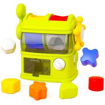 Baby Blocks Color Shape Sorter Montessori Toys for Toddlers 1-3, Sensory Toys, Preschool Learning Activities Matching Game, Educ