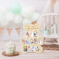 R Horse My First Year Photo Display Wood Board, Babys First Year Picture Frame 12 Months Milestone Board Bear Shape Birthday Bab