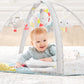 Skip Hop Tummy Time Mat, 3-In-1 Activity Baby Play Gym, Age 0+, Silver Lining Cloud, Grey