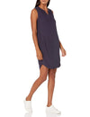Amazon Essentials Womens Sleeveless Woven Shift Dress, Navy, X-Large