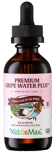 Homeopathic Gripe Water For Infants - Newborn Baby Gas Relief - Daytime / Nighttime Colic Relief For Newborns - Digestion Suppor