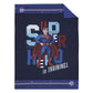 Everything Kids Superman Super Hero In Training Blue & Red Icon 4Piece Toddler Bed Set - Comforter, Fitted Bottom Sheet, Flat To