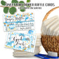 Diaper Raffle Tickets - It'S A Boy - Set Of 50 Double-Sided Raffle Cards - Blank Baby Shower Stationery - Fun And Colorful Baby