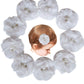 Baby Girls Chiffon Flower Hair Clips With Rhinestones And Pearl,Yycraft 10 Pcs Party Wedding 2' Hair Accessory For Kids Toddler