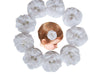 Baby Girls Chiffon Flower Hair Clips With Rhinestones And Pearl,Yycraft 10 Pcs Party Wedding 2' Hair Accessory For Kids Toddler