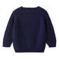 Curipeer Baby Boys' Girls' Cable Knit Sweater Long Sleeve Solid Pullover Toddler Crew Neck Fall 2-3Y
