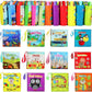 teytoy My First Soft Book, Nontoxic Fabric Baby Cloth Activity Crinkle Soft Books for Infants Boys and Girls Early Educational T