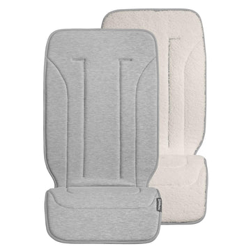 Uppababy Reversible Seat Liner/Water-Resistant And Comfortable/Easy Stroller Attachment/Phoebe (Breathable Light Grey/Cozy Fleec