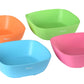 Bakerpan Silicone Bowls For Babies, Toddlers Bowls, Camping Bowls, Travel Bowls - Set Of 4 (Multi)