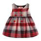Mud Kingdom Baby Girl Dresses Green Plaid Winter Wool Jumper 18-24 Months Loose Fit Happy New Year