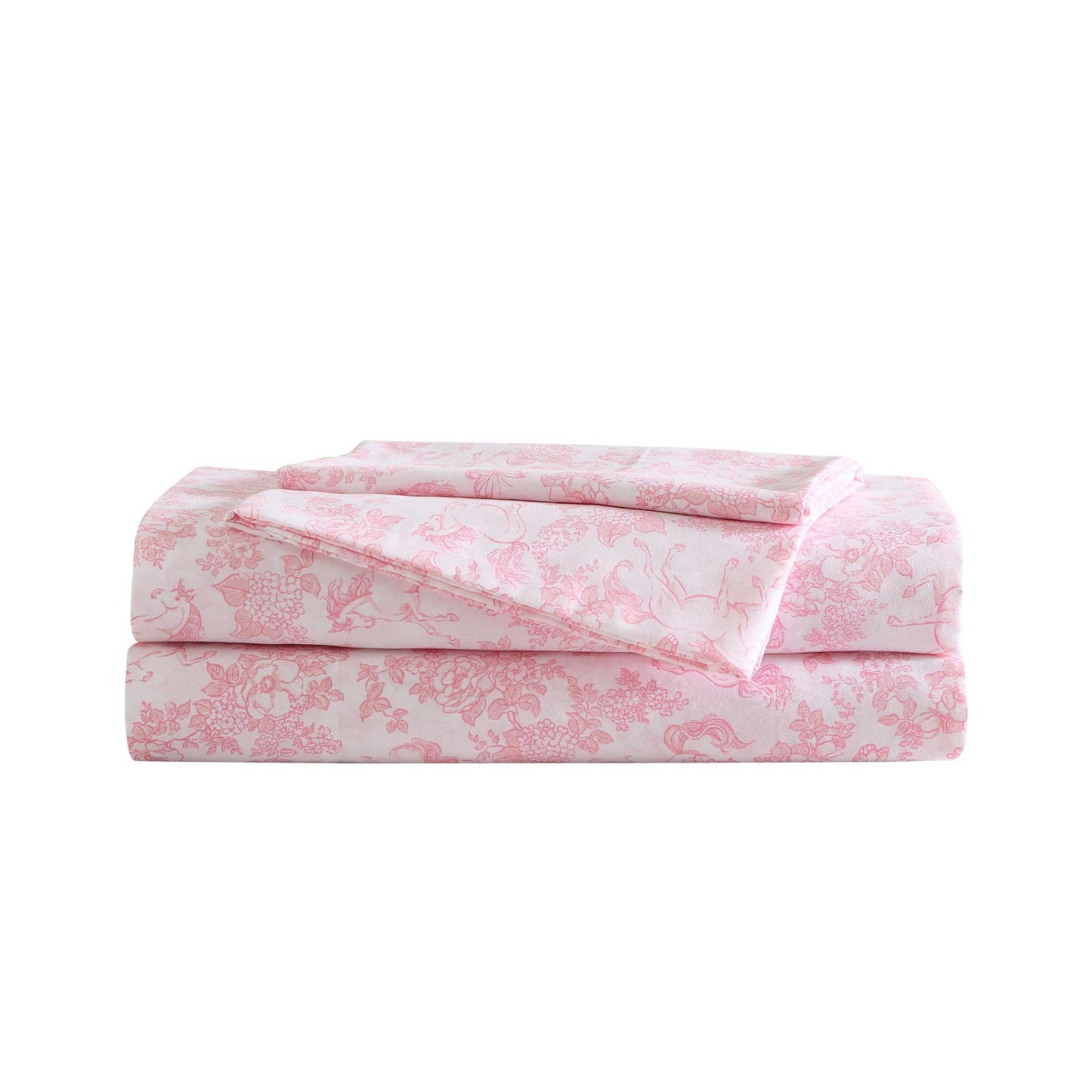 Laura Ashley Kids - Queen Sheet Set, Soft & Wrinkle-Resistant Toddler Bedding Set, Deep Pockets, Girl Bed Sheets with Matching F