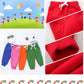 Cuteon Unisex Toddler Jogger Pants Kids Cotton Elastic Waist Winter Baby Sweatpants Pants 4Years Red