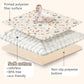 Beavtaens Baby Play Mat, 50X50 Playpen Mat With Super Soft Touch, Activity Mat With Upgraded Anti-Slip Bottom, Machine Washable