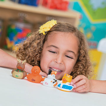 Abcs Rubber Duckies - 26 Pieces - Educational and Learning Activities for Kids