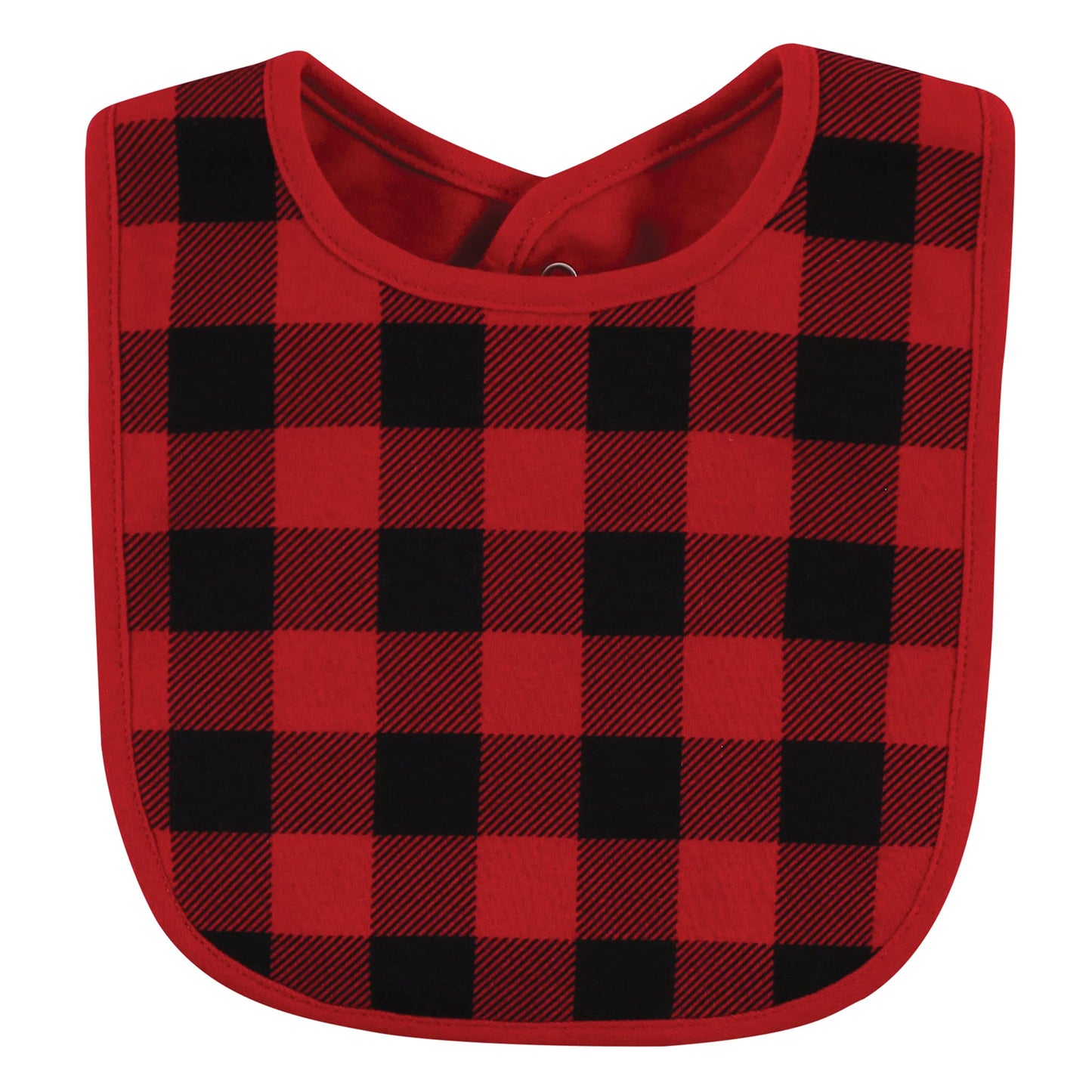 Hudson Baby Unisex Baby Cotton Bib And Sock Set, Baby Bear Plaid, One Size