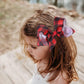 Christmas Bows For Girls,6Pcs Hand-Made Grosgrain Ribbon Hair Bows Alligator Clips Hair Accessories For Little Teen Toddler Girl