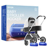 QIVQM Stroller Rocker Adjustable Speed Stroller Rocker Device with Remote Control Bluetooth Connectivity Music Timer Safe Non Sl
