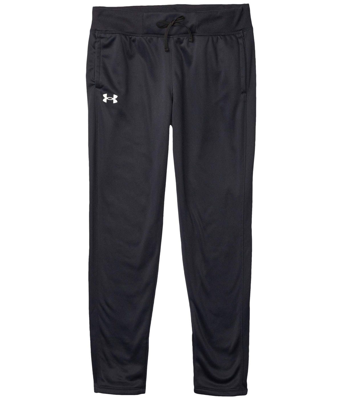 Under Armour Armour Fleece Pants, Black (001)/White, Youth Large