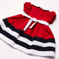 Bonnie Baby Baby Peter Pan Collar Nautical Dress And Panty Set, Red, 18 Months
