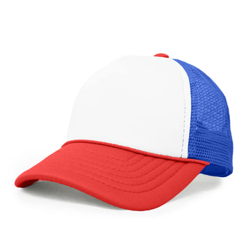 Dalix Infant Trucker Hat Baby Cap Tiny Extra Small Boys Red White Royal Blue
