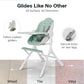 Oribel Cocoon Z High Chair & Baby Lounger | Perfect High Chair For Toddlers/Newborns | Glides Easily On All Surfaces | Secure Lo