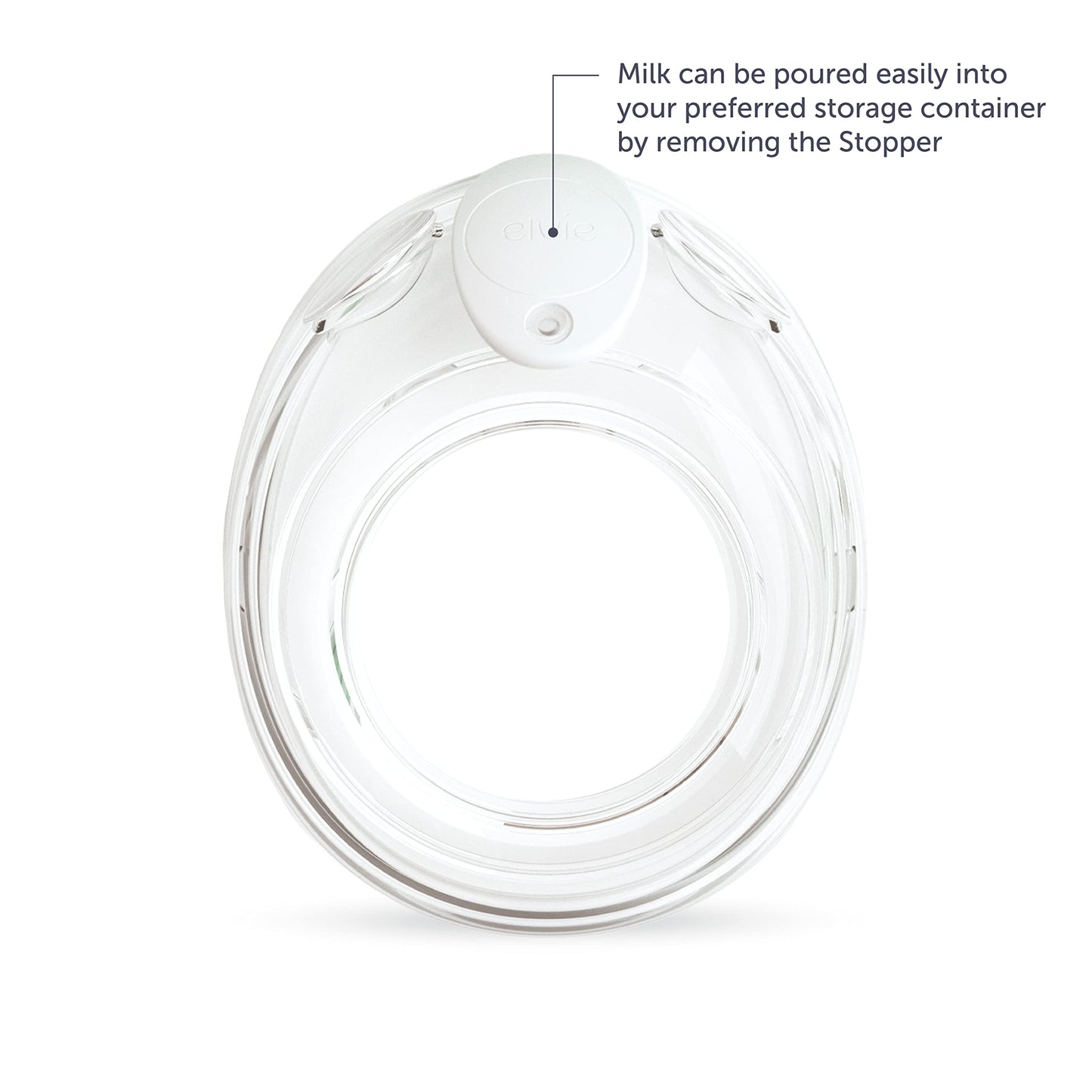 Elvie Stride 5 oz Breast Pump Cups - Dishwasher Safe, Food Grade Silicone, BPA Free - Accessories for Breastmilk Storage & Pumps