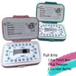 Tooth Fairy Box & Baby Tooth Keepsake Case For Kids- Natural Wheat Straw & Pp Material, Easy-Write Eva Liner - Blue