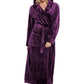 Turquaz Plush Robes For Women, Soft Warm Fleece Bathrobe For Women, Long Comfy Womens Robe