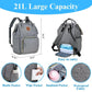 Baoyun Diaper Bag Backpack, Large Capacity Baby Diaper Bag For Boys Girls, Waterproof Travel Bag With Stroller Straps, Baby Esse