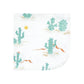 Hudson Baby Unisex Baby Flannel Cotton Washcloths, Desert Cactus 10 Pack, One Size