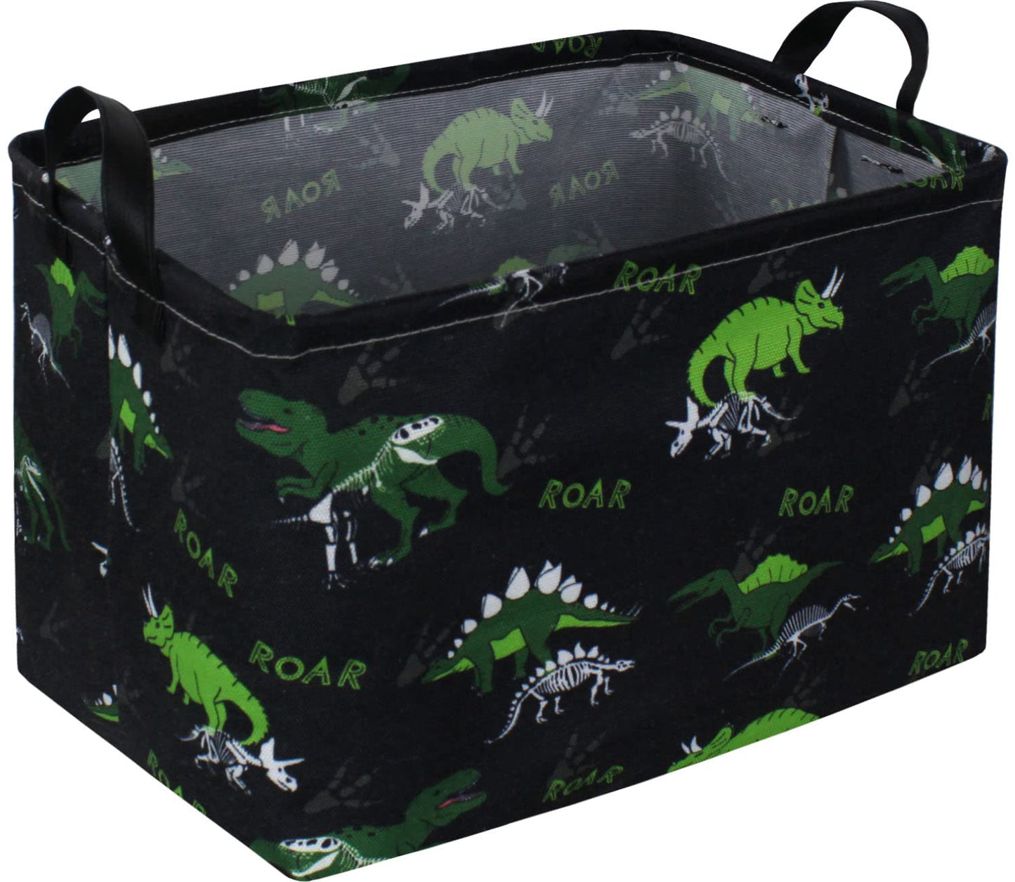 Essme Rectangular Dinosaur Basket,Dinosaur Bins For Boys With Handles For Boys Room Decor,Kids Basket For Kids,Gift Basket.(Dino