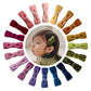 Velvet Baby Hair Clips, 20Pcs Boutique Mini Bows Barrettes, Fully Lined Hair Pins Accessories For Infant Toddler Baby Girl'S Fin