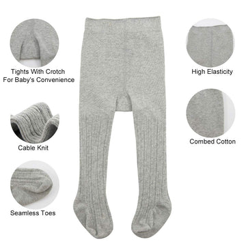 Zando Soft Infant Tights Seamless Cable Knit Baby Tights For Baby Girls Leggings Stockings Newborn Pantyhose Winter Clothes Todd