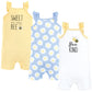Hudson Baby Unisex Baby Cotton Rompers, Bee Kind, 6-9 Months